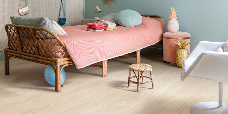 bedroom laminate flooring from Quick-Step